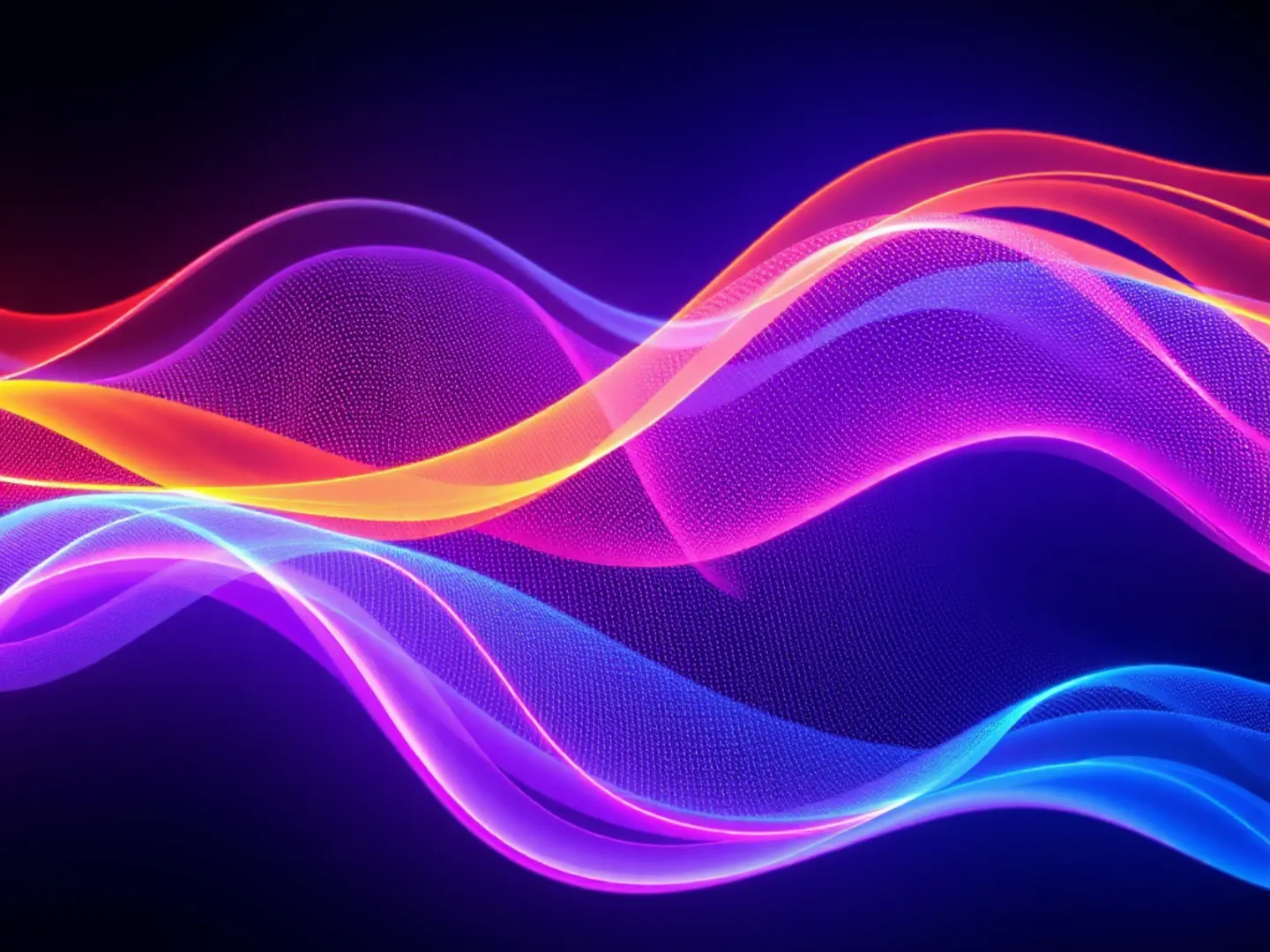 Abstract digital wave pattern